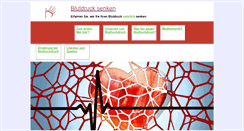 Desktop Screenshot of blutdruck-senken.eu