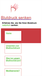Mobile Screenshot of blutdruck-senken.eu