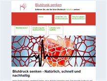 Tablet Screenshot of blutdruck-senken.eu